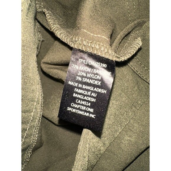 JL Jules & Leopold Green Dress Pants size SP - Picture 2 of 4